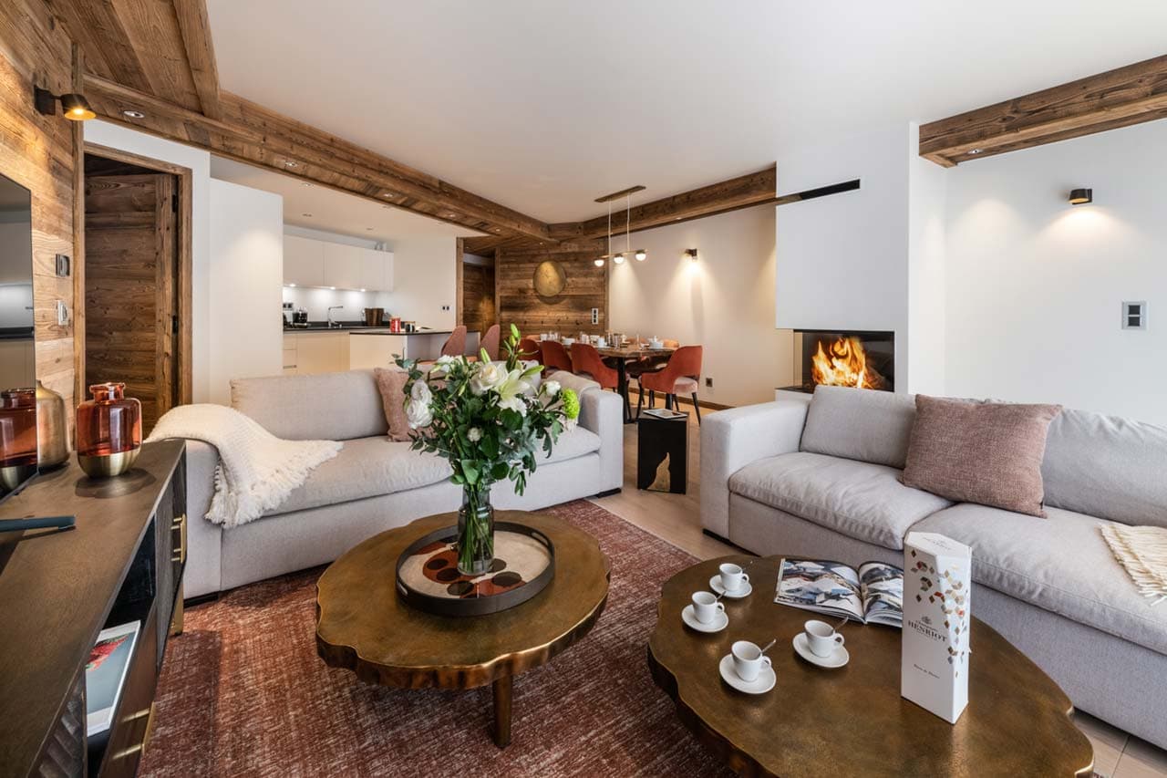 Living area of Alaska Lodge 2 in Val d'Isere