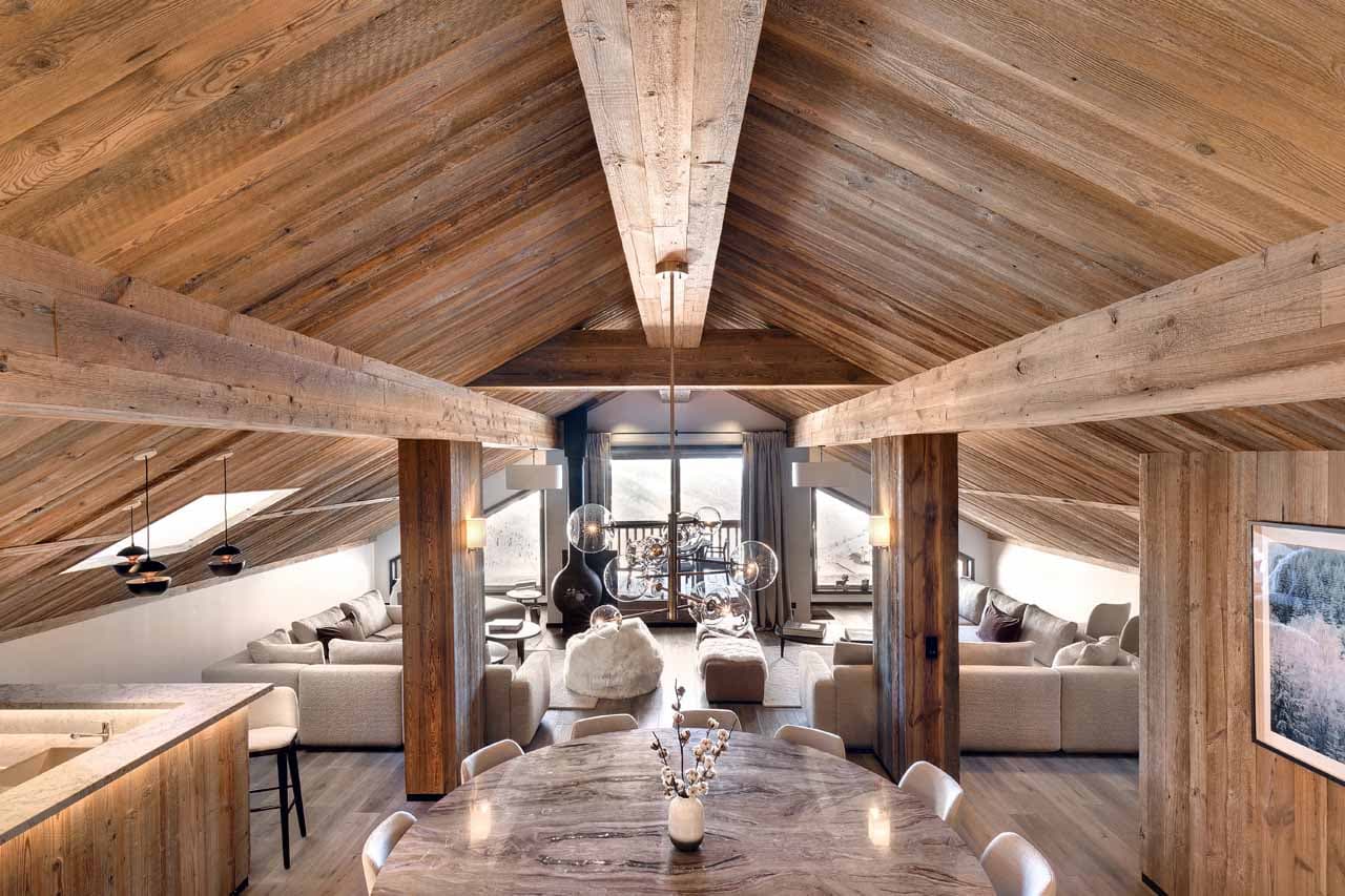 Dining area at Apartment Antares Mira 301 in Meribel