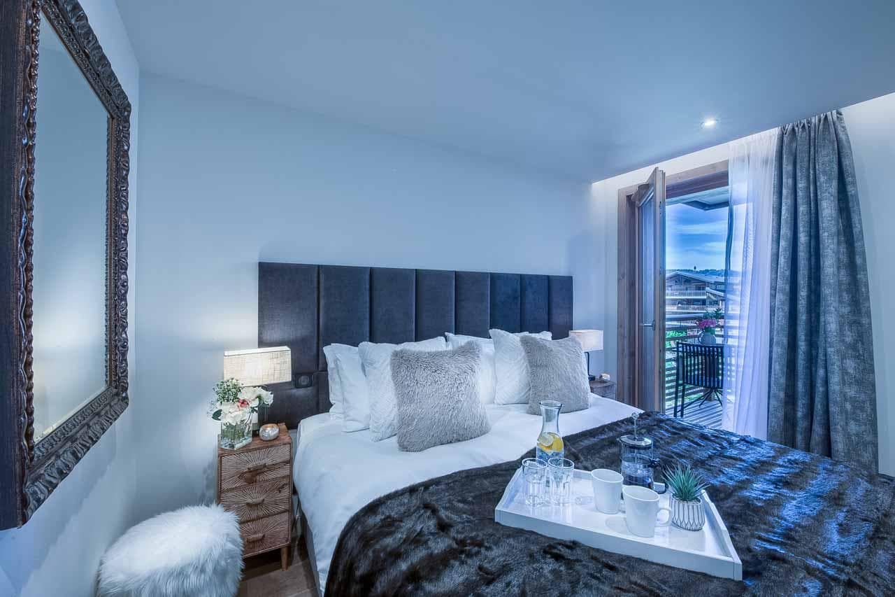 Bedroom one at Apartment Artois in Les Gets