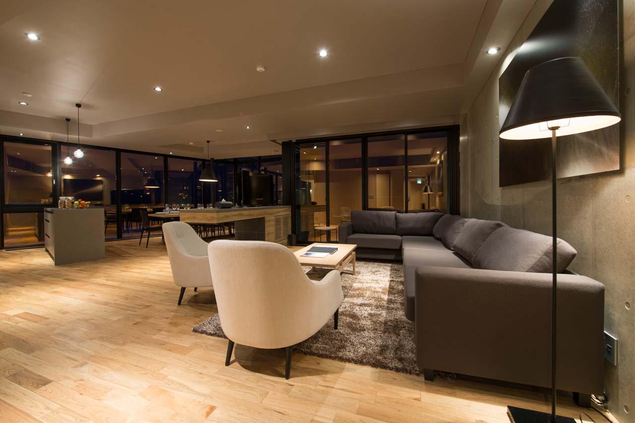 Seating area at Apartment Aspect 3 Premium in Niseko