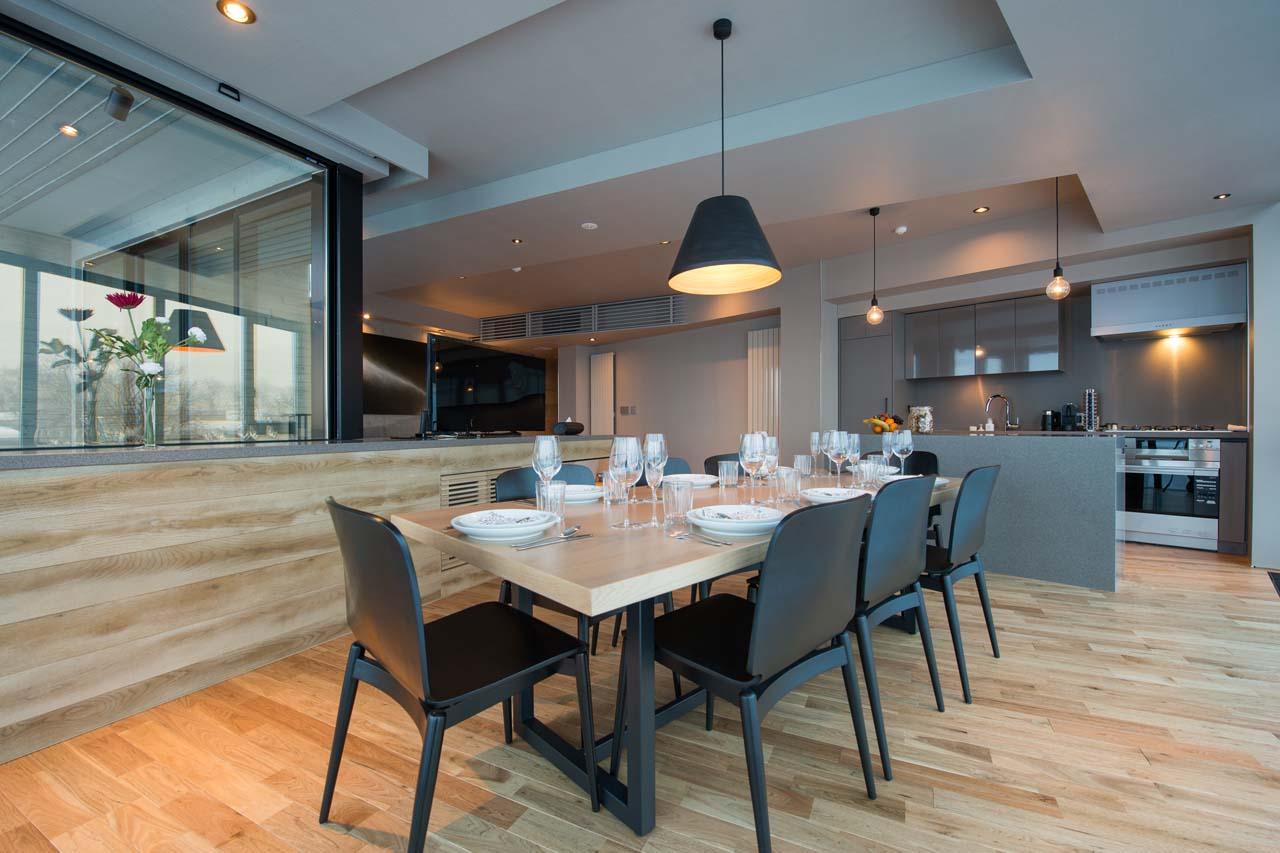 Dining area at Apartment Aspect 3 Premium in Niseko