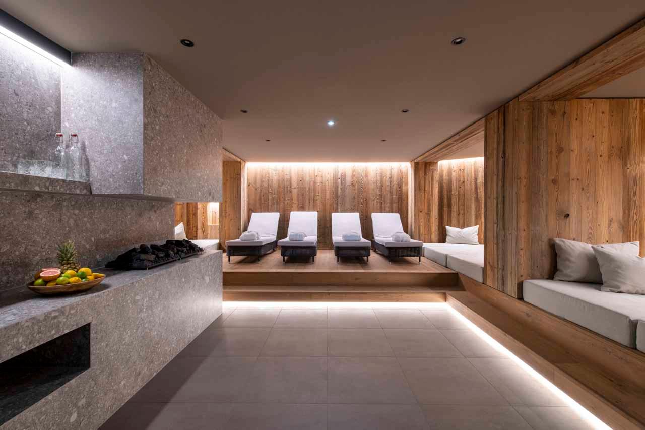 Spa relaxation area at Apartment Brunnenhof 1 in Lech