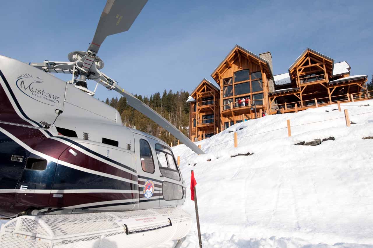 Heli-skiing at Bighorn in Revelstoke