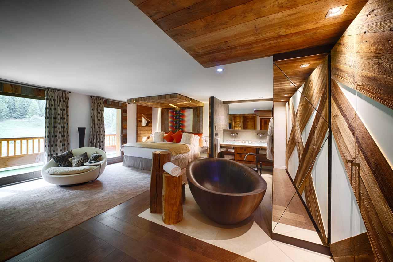 Bedroom one at Apartment Cap Crystal Lodge in Tignes