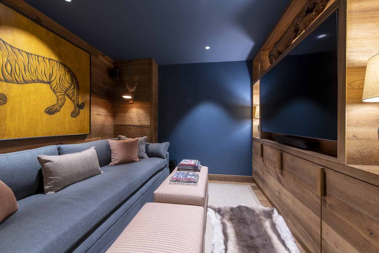 TV room with Apple TV & Netflix at Chalet Abade in Val d'Isere