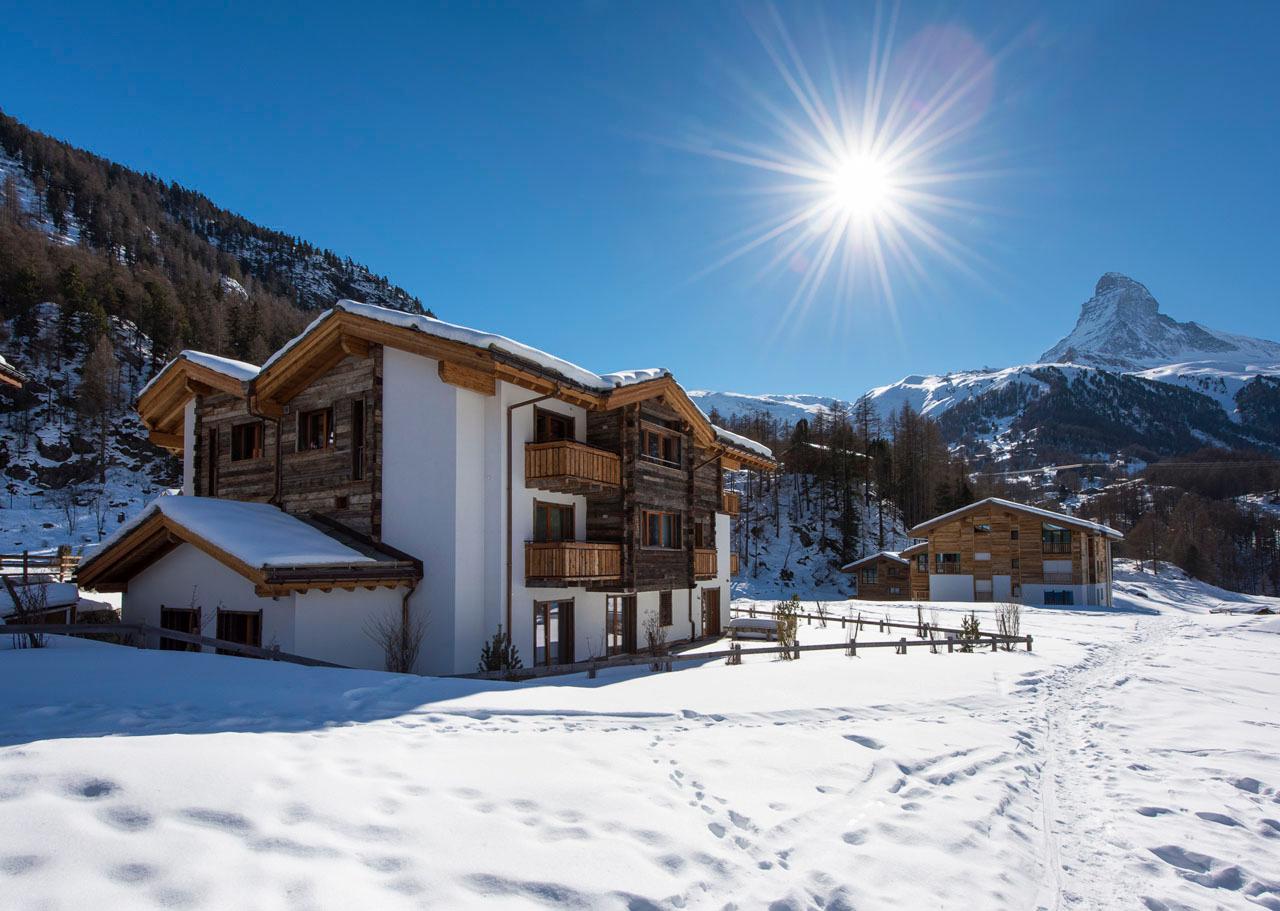 Exterior of Chalet Alex in Zermatt