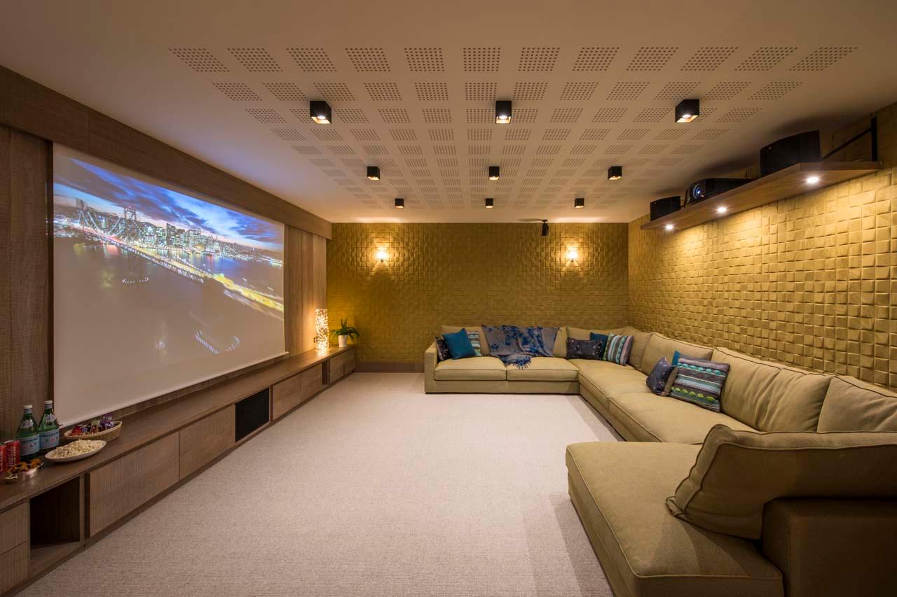 Cinema room at Chalet Alpaca in Meribel