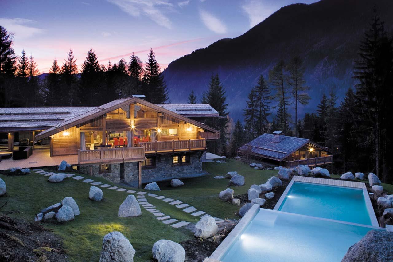 Chalet Amazon Creek in Chamonix in summer