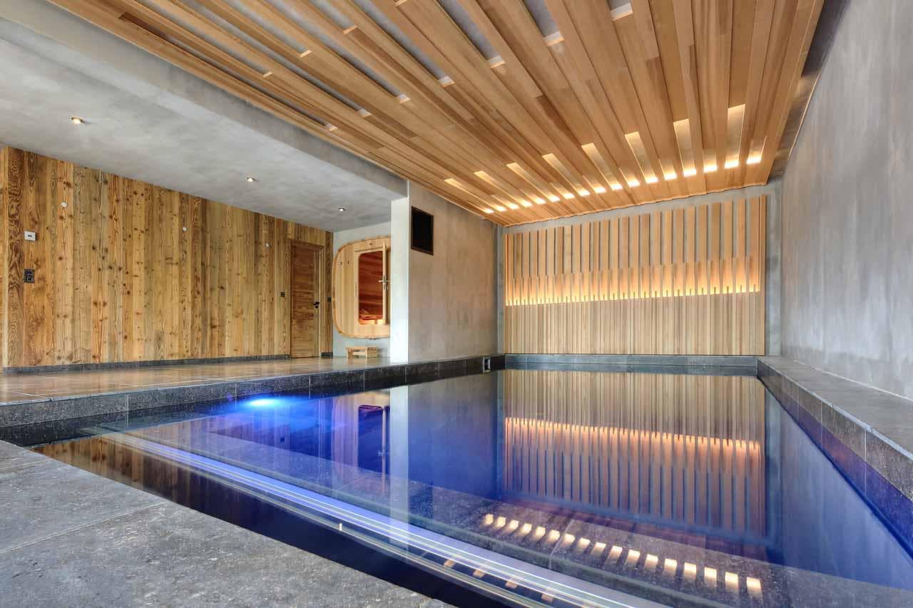 Spa with pool at Chalet Apollo in Megeve