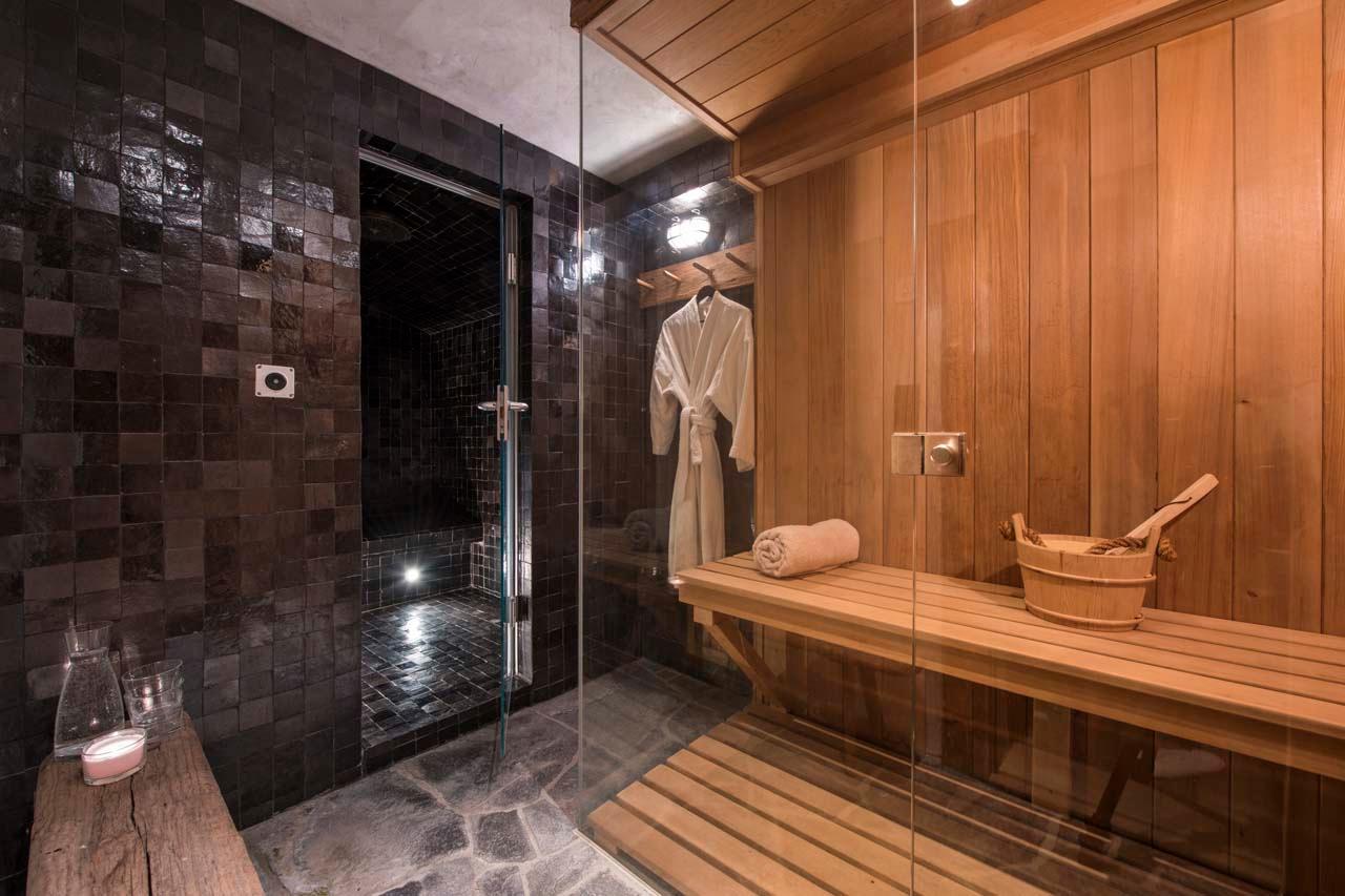 Sauna at Chalet Bibi in Verbier