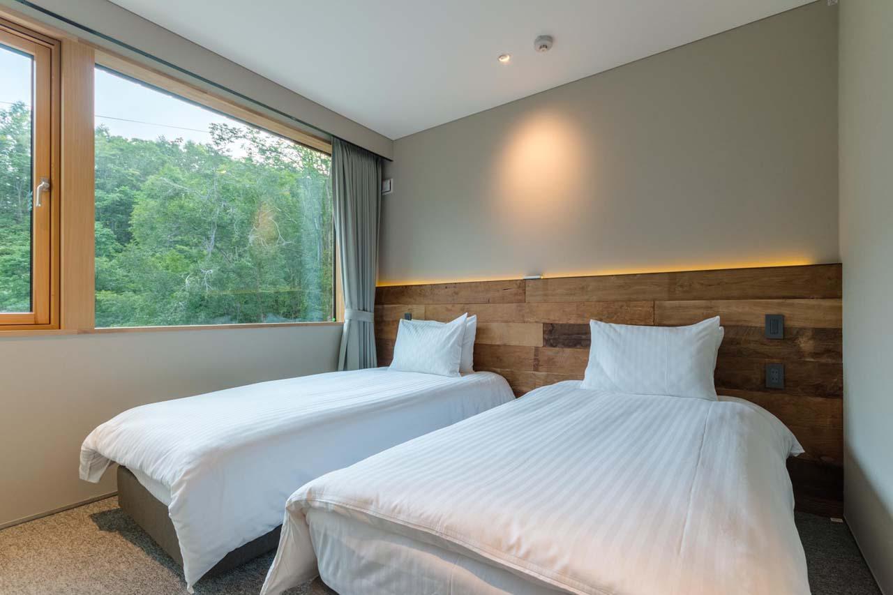 Double/twin bedroom at Chalet Boheme in Niseko
