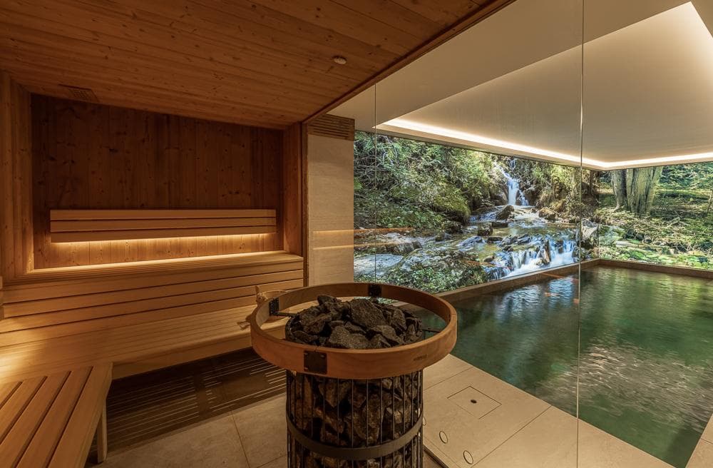 Sauna at Chalet Bois des Barmes in Courchevel La Praz