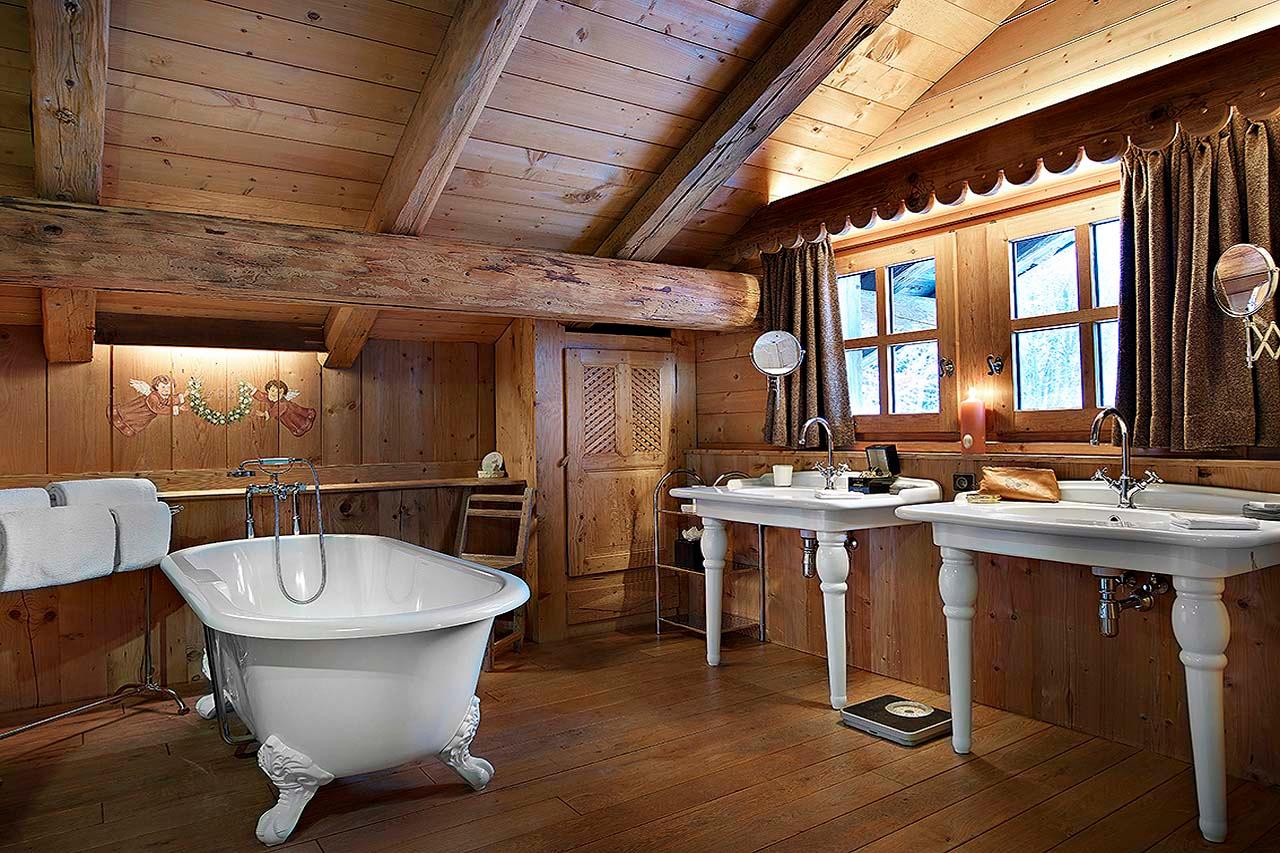 Bathroom of Chalet Chatel in Megeve
