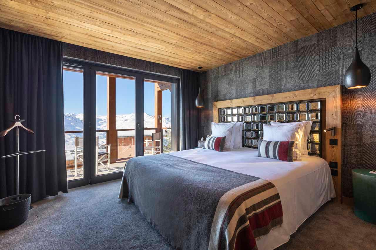 Bedroom two at Chalet Cullinan in Val Thorens