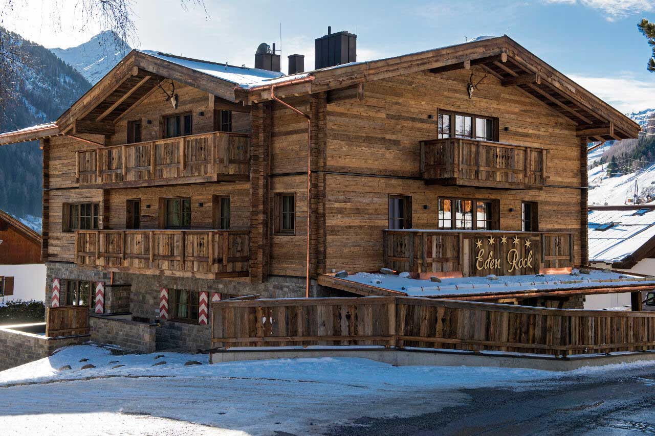 Exterior of Chalet Eden Rock in St Anton