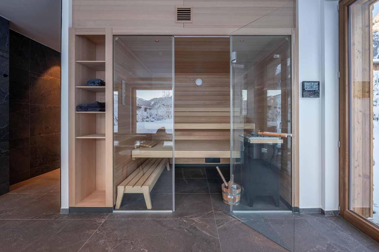Sauna in Chalet Glacier, Chamonix
