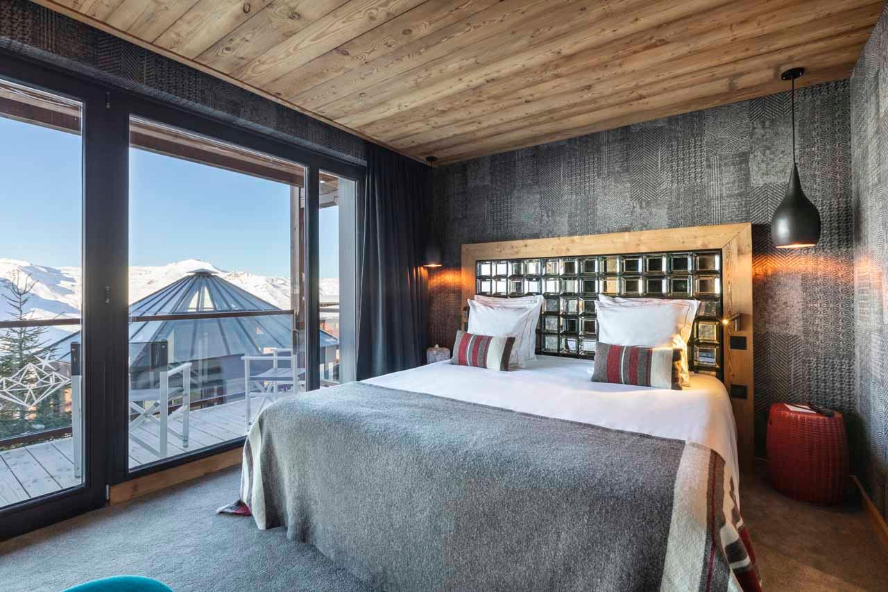 Bedroom two at Chalet Golden Jubilee in Val Thorens