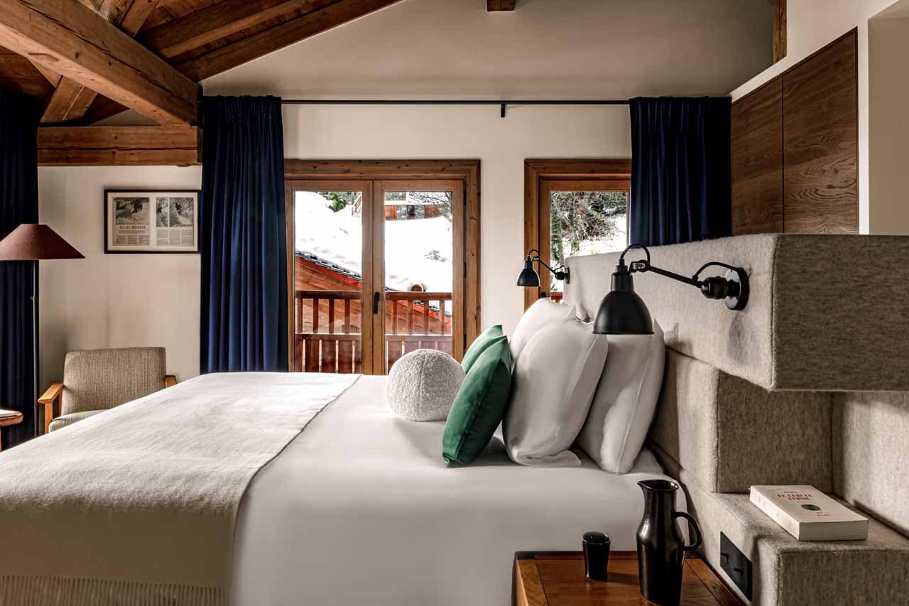 Master bedroom at Chalet Le 1550 in Courchevel 1550