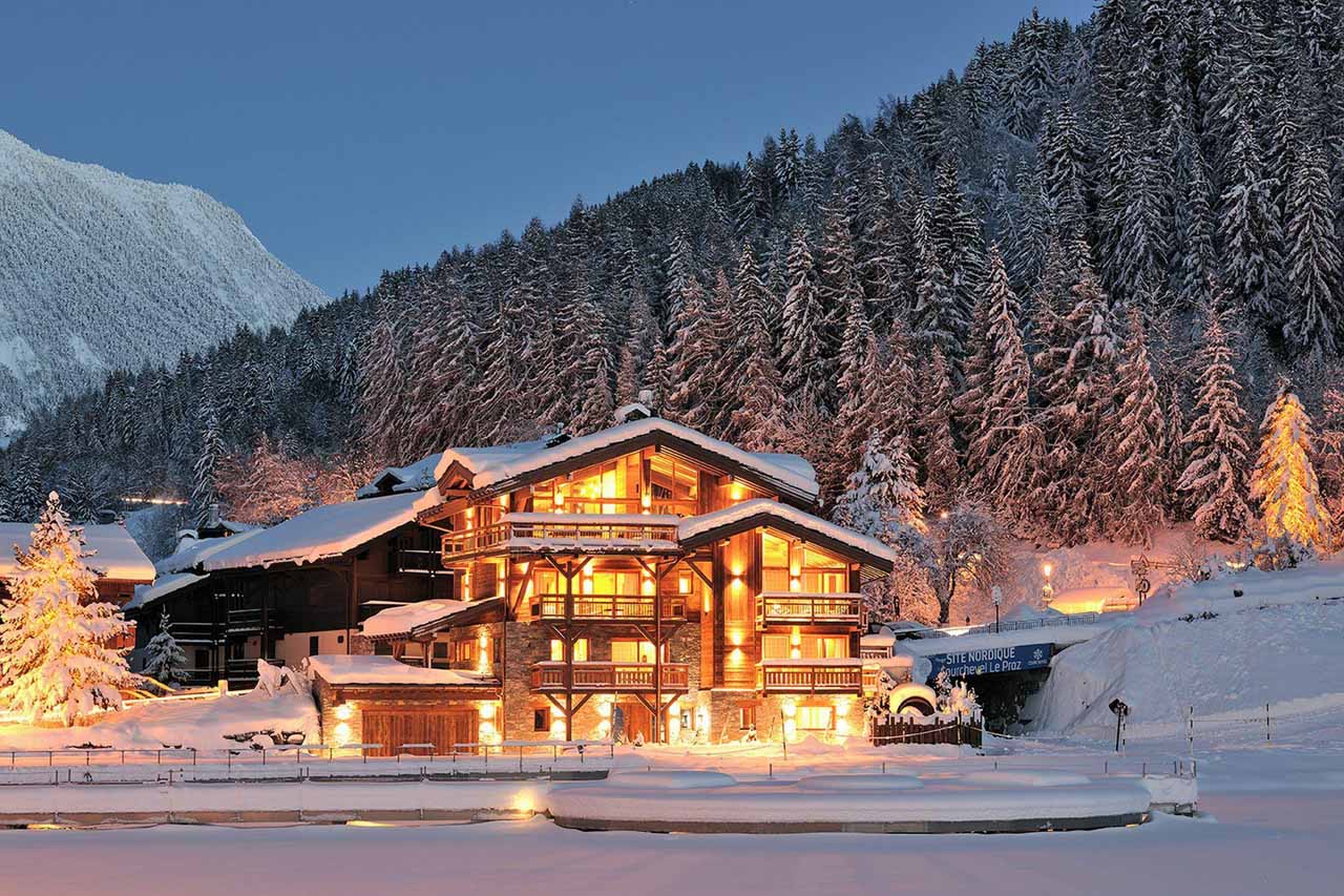 Exterior of Chalet Le Moulin in Courchevel Le Praz