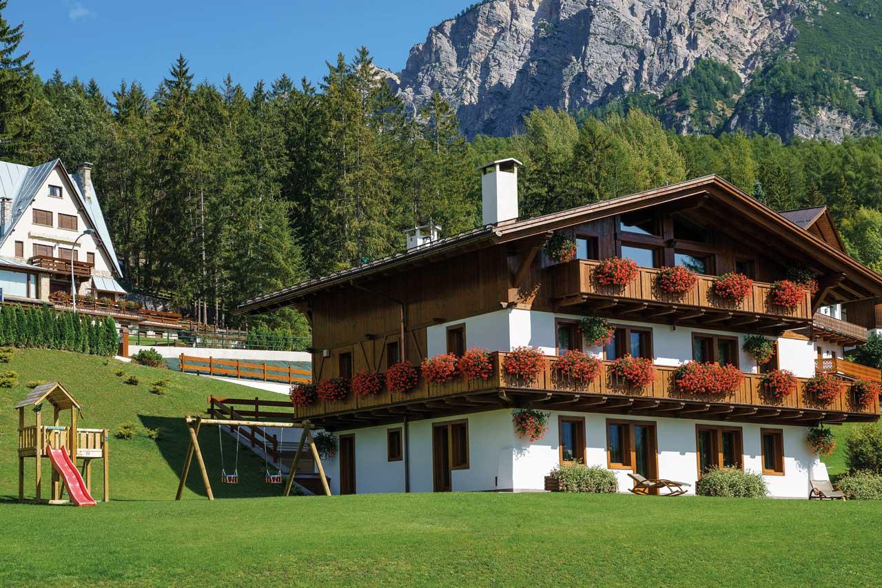 Backdrop of the Dolomites at Chalet LV | 01 in Cortina