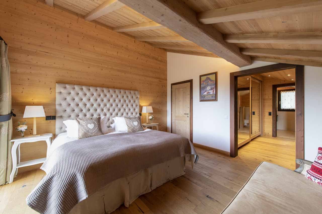 Bedroom one at Chalet Melchior in Villars-sur-Ollon