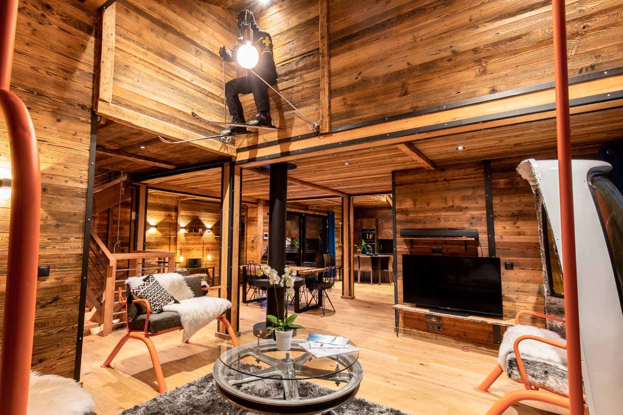 Living room at Chalet Monts in Tignes