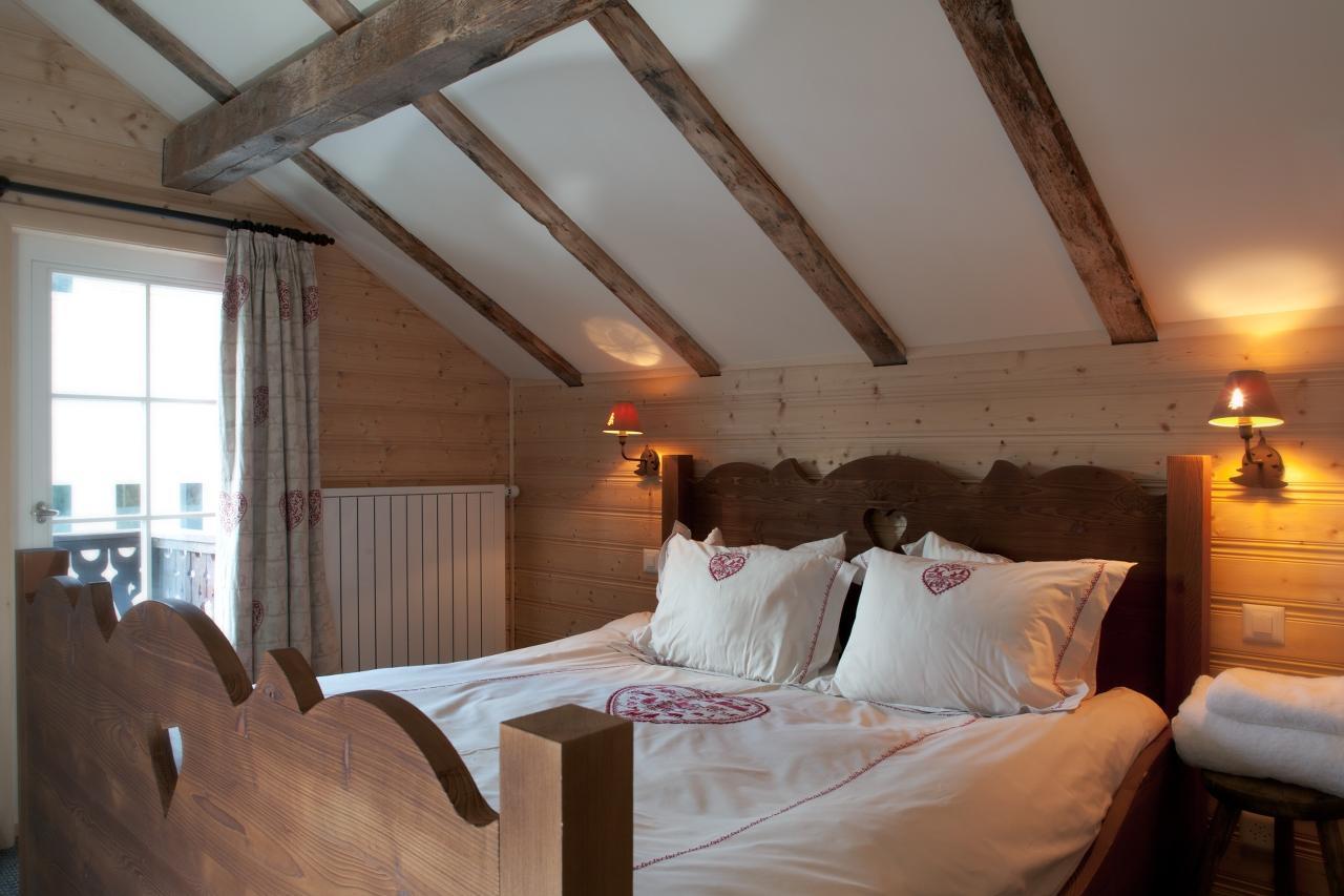 Bedroom two at Silverbirch Chalet in Davos