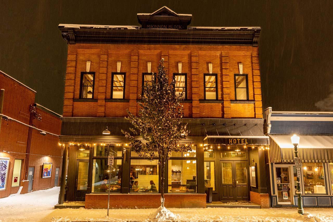 Exterior of Eleven Revelstoke Lodge