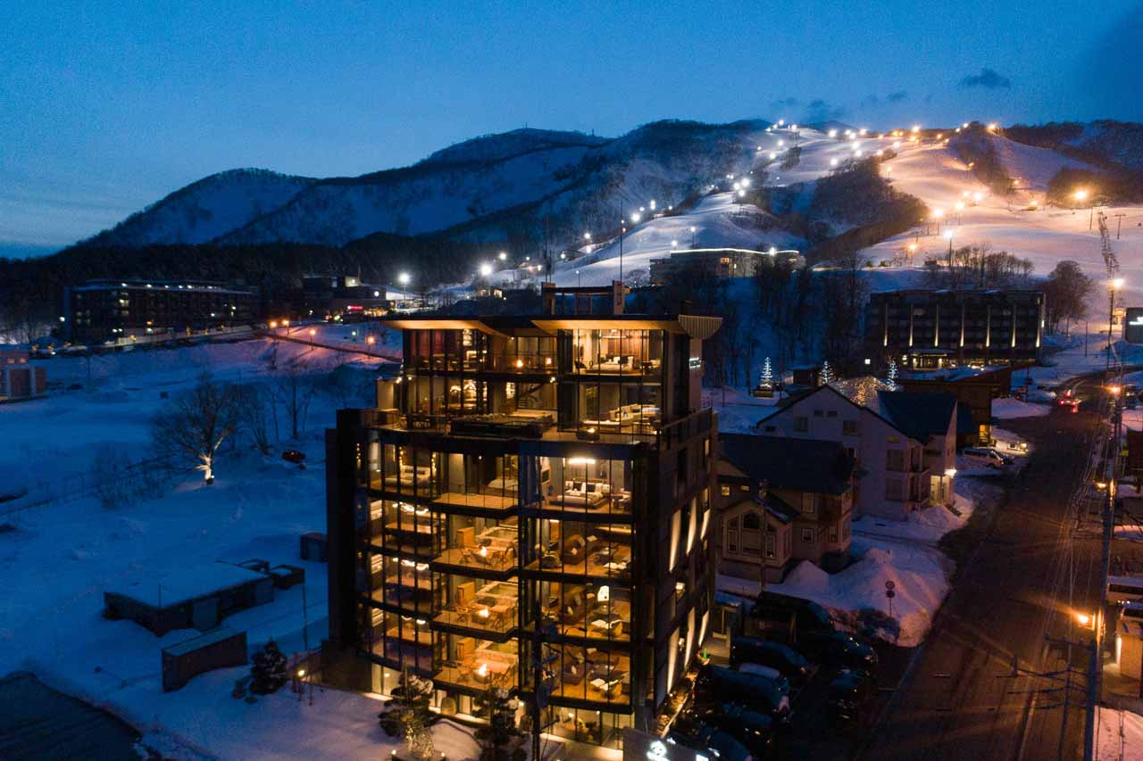 Exterior of HakuVillas Penthouse in Niseko
