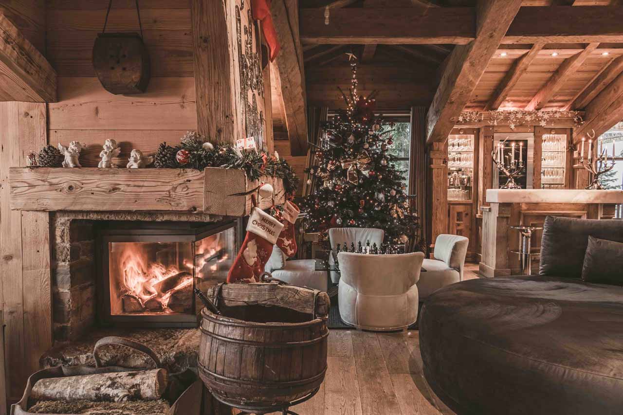 Luxury Chalet at Christmas