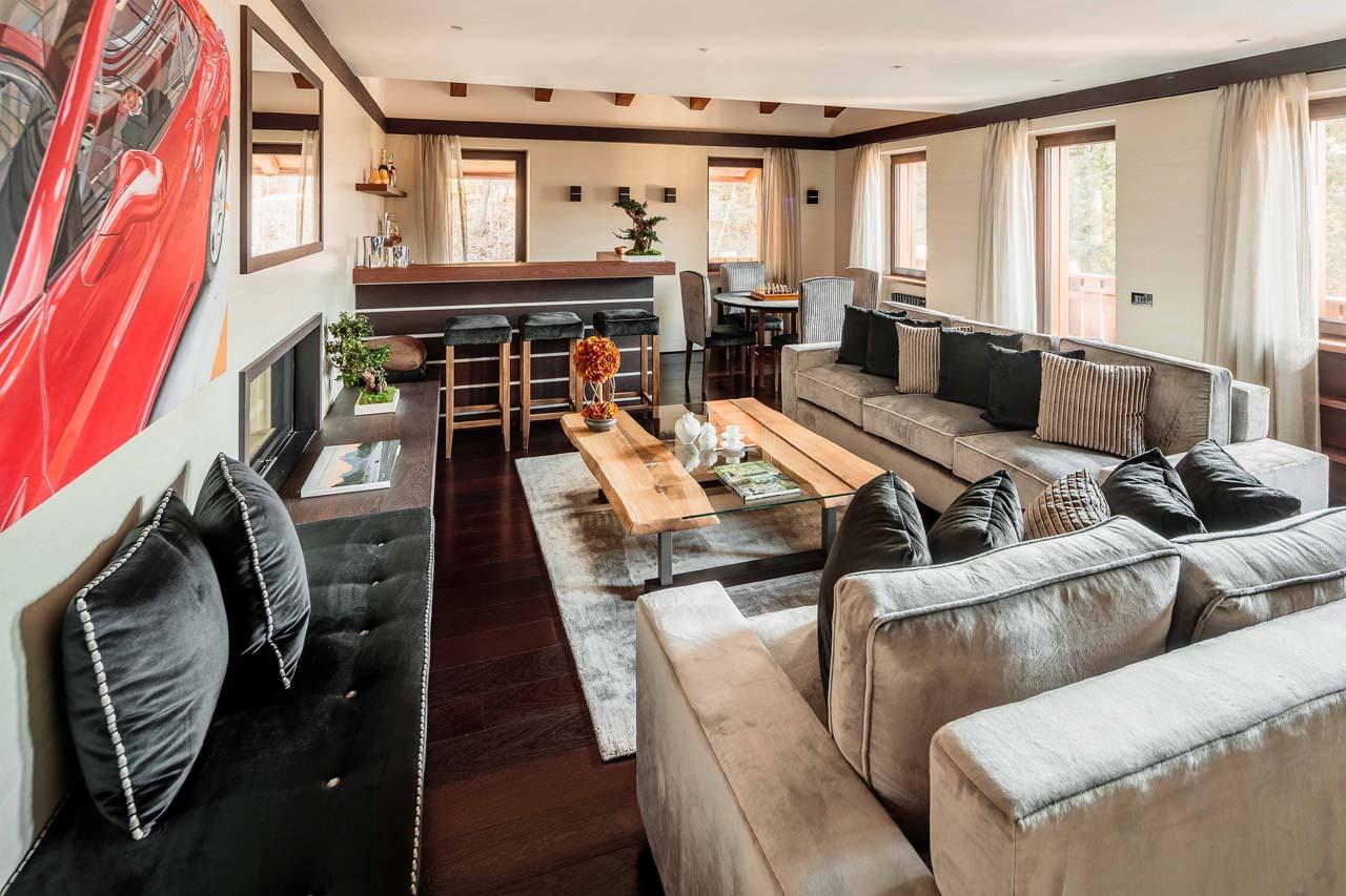 Living area at Chalet LV | 02 in Cortina