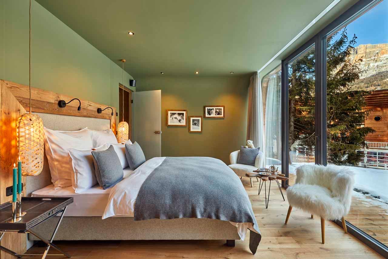 Bedroom one at Mi Chalet in Alta Badia