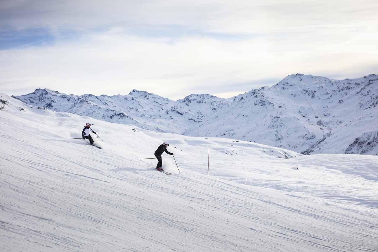 Skiing in St Martin de Belleville