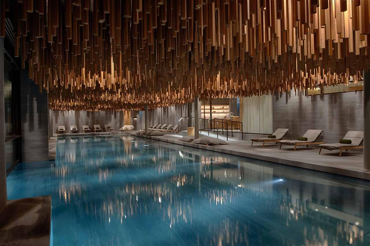 Indoor pool at Six Senses Crans Montana