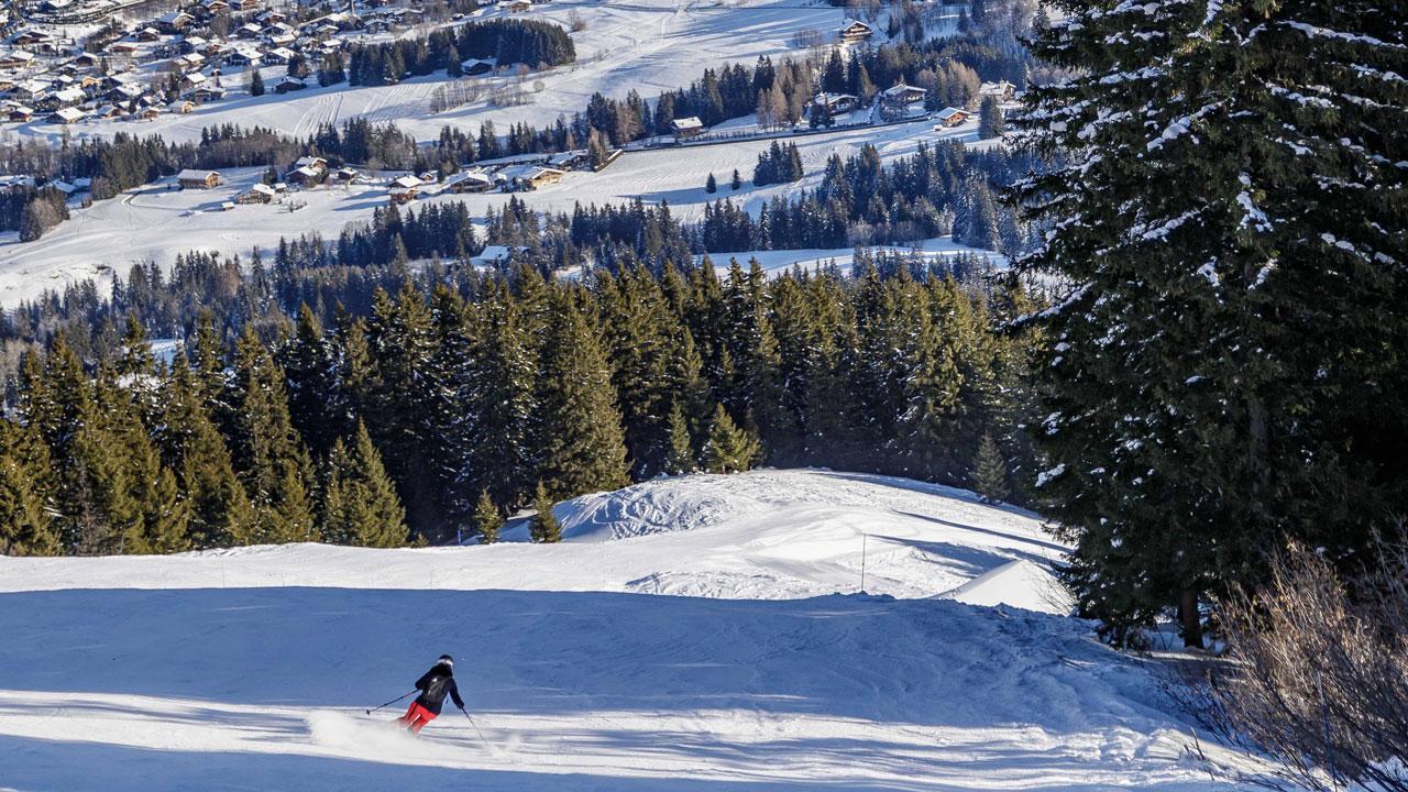 Skiing in Megeve