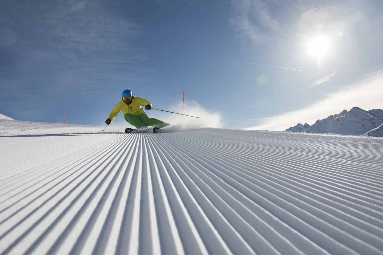 skier skiing in st anton