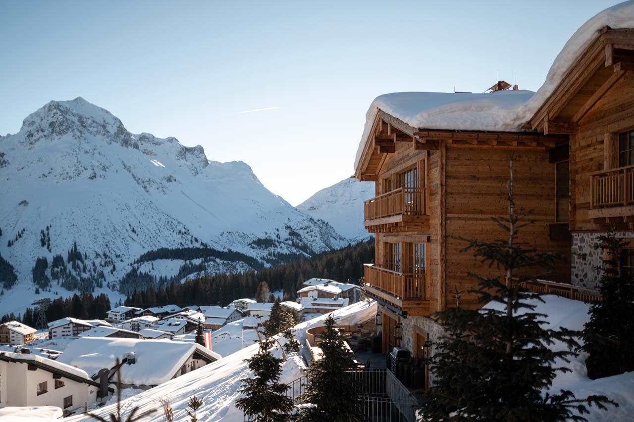 Beautiful exterior of The Barn in Lech