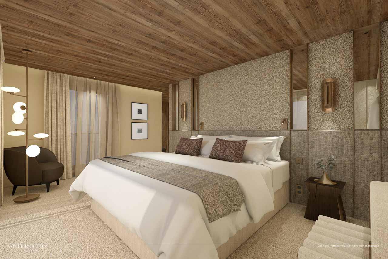 Double bedroom in Atmosphere Apartment 401, Courchevel 1850