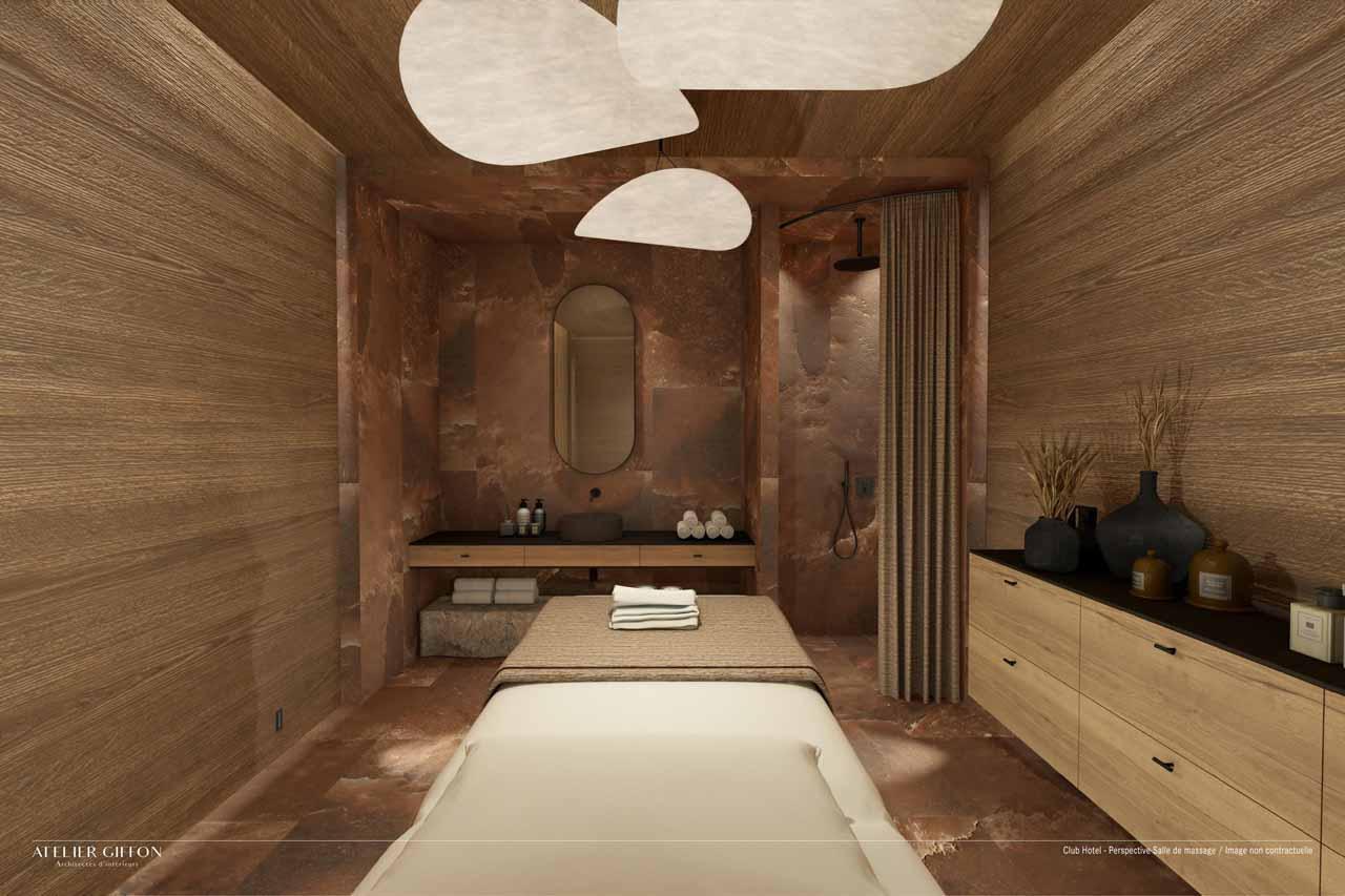 Massage room in Atmosphere Apartment 401, Courchevel 1850