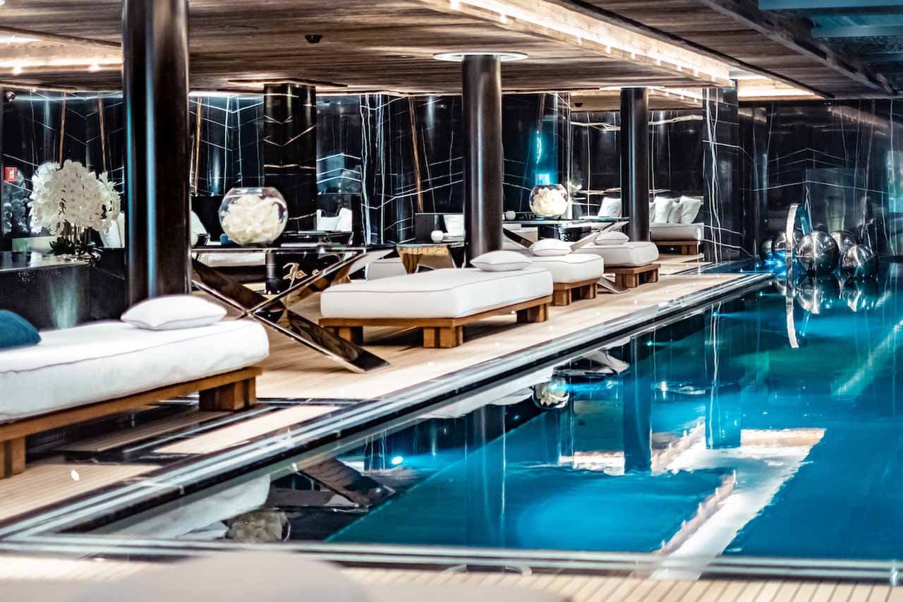 Spa and relaxation area at Ultima Gstaad Royal Residence in Gstaad