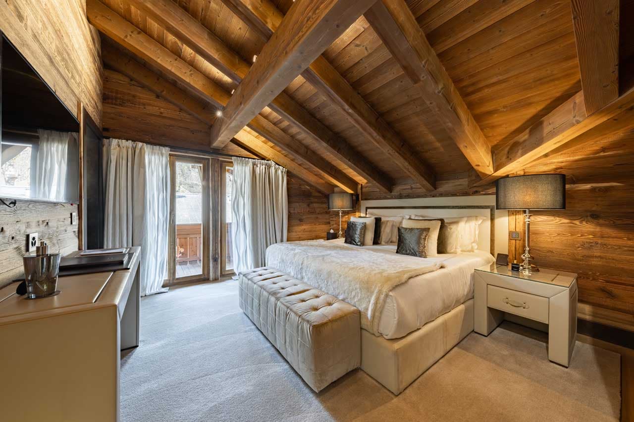 Bedroom two at Ultima Gstaad 2BR Residence